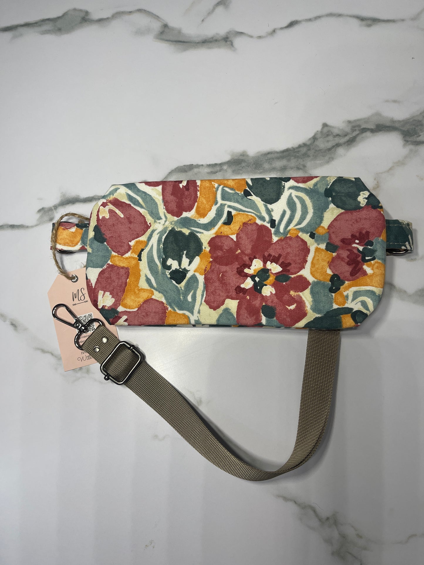 Flower Drip Crossbody