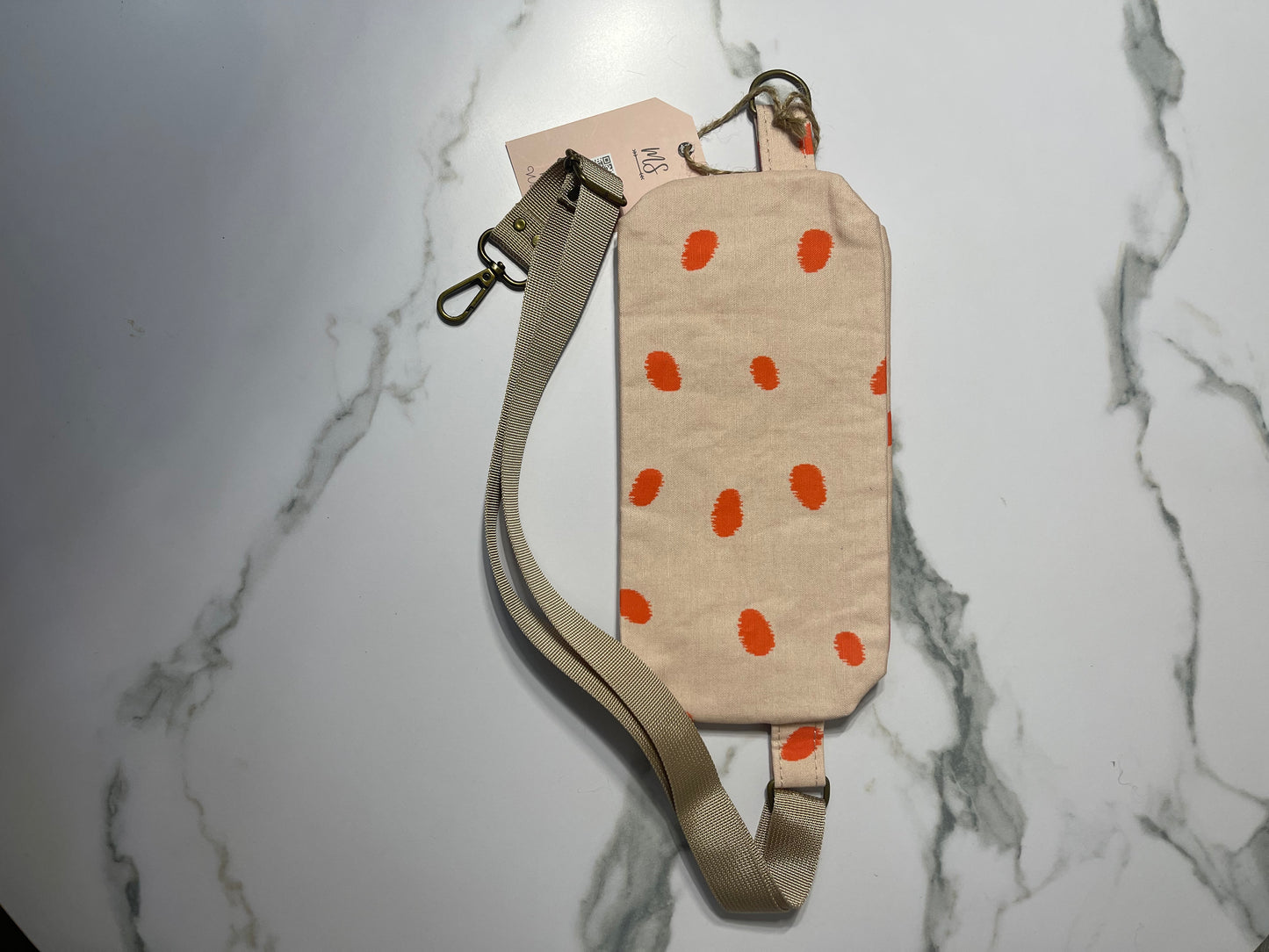 Orange Dot Crossbody